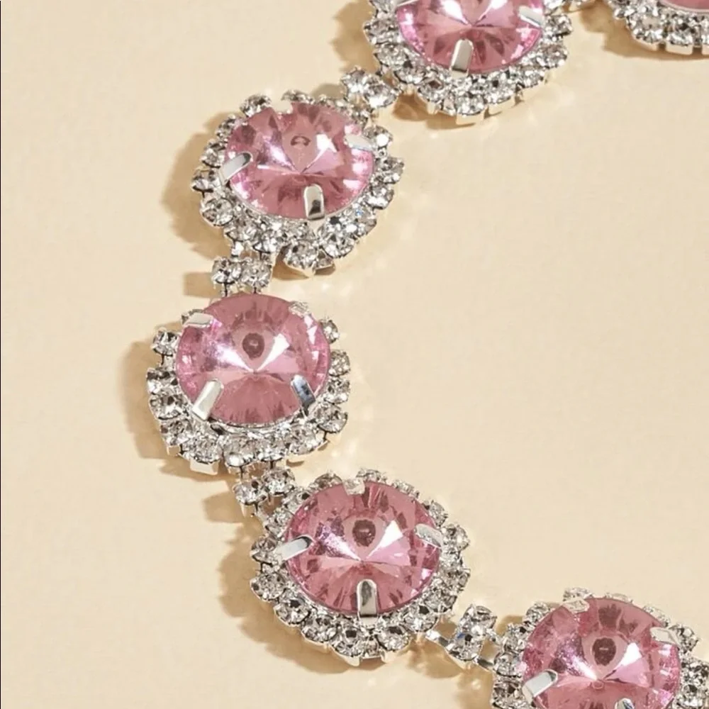 Rhinestone Decor Pet Necklace 🐈
